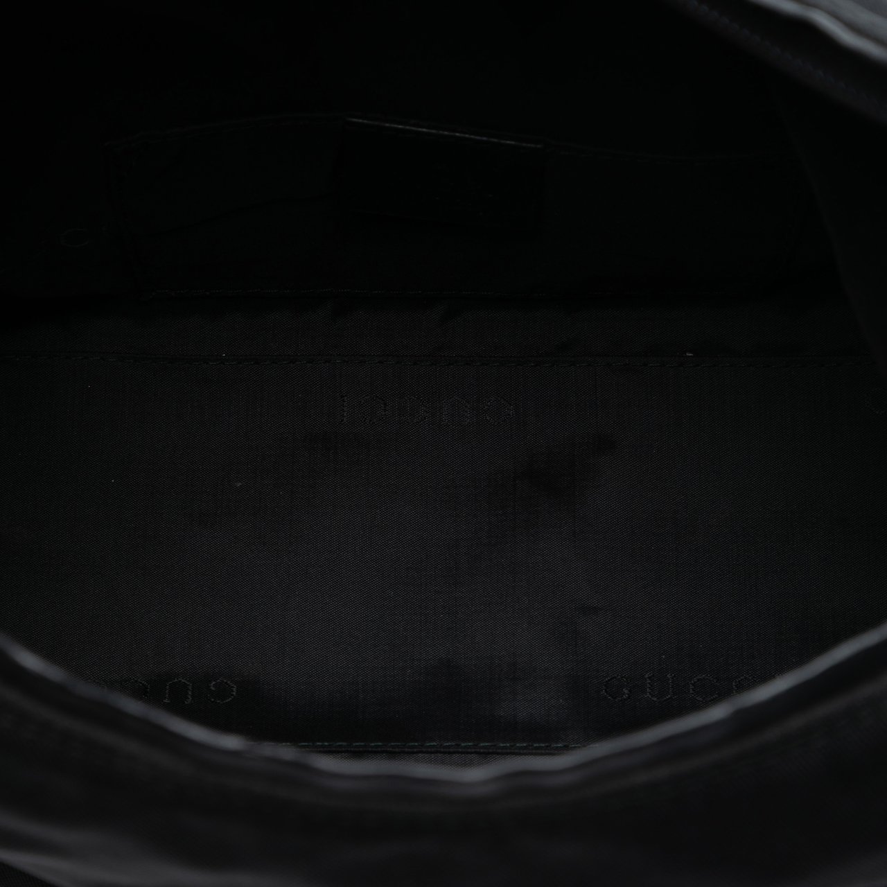 Gucci Nylon Shoulder Bag Zwart