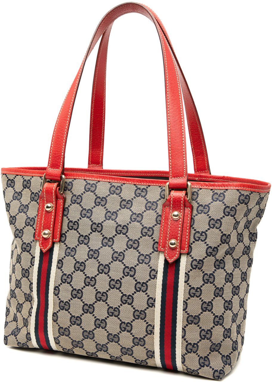 Gucci GG Canvas Jolicoeur Tote Bruin