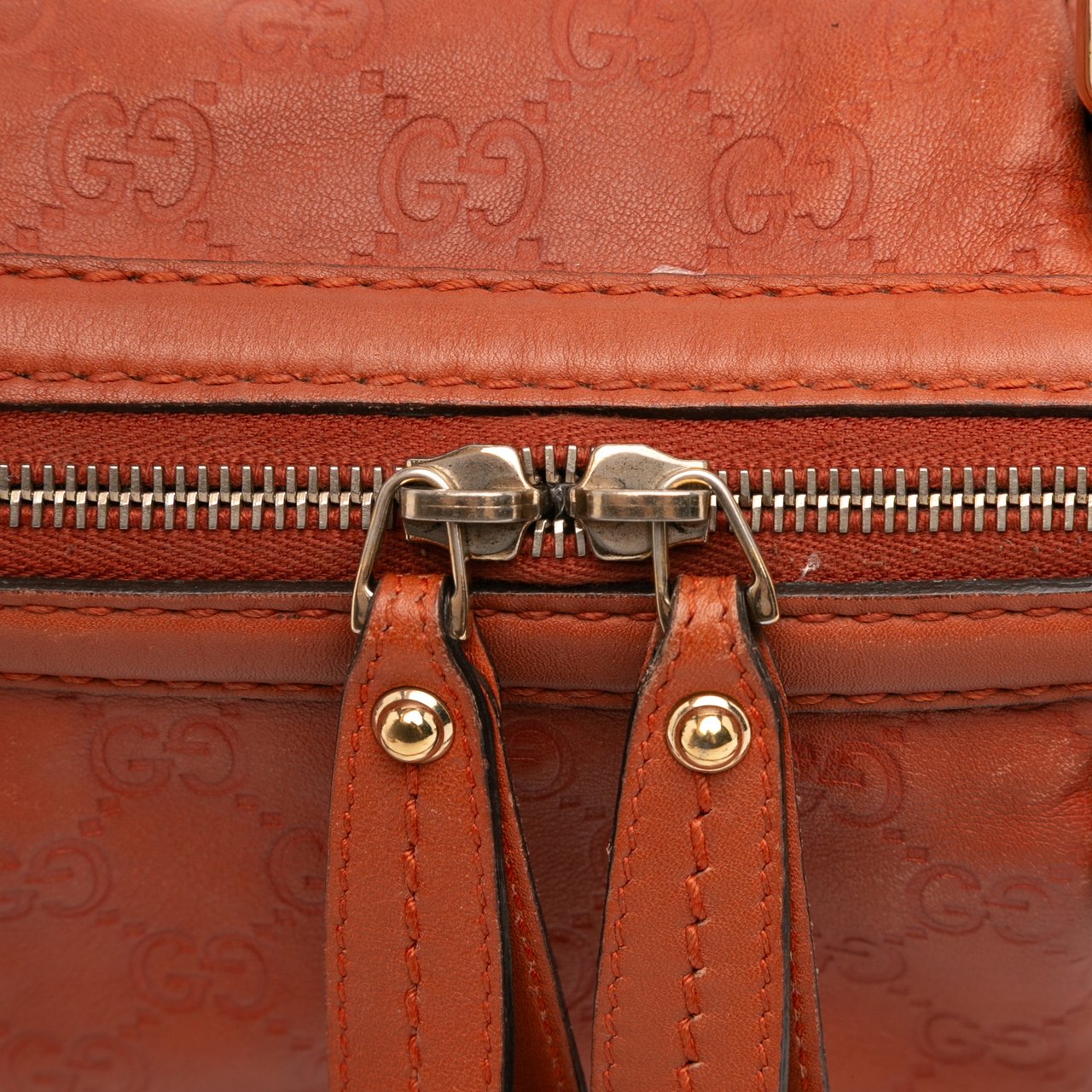 Gucci Guccissima Sukey Satchel Oranje