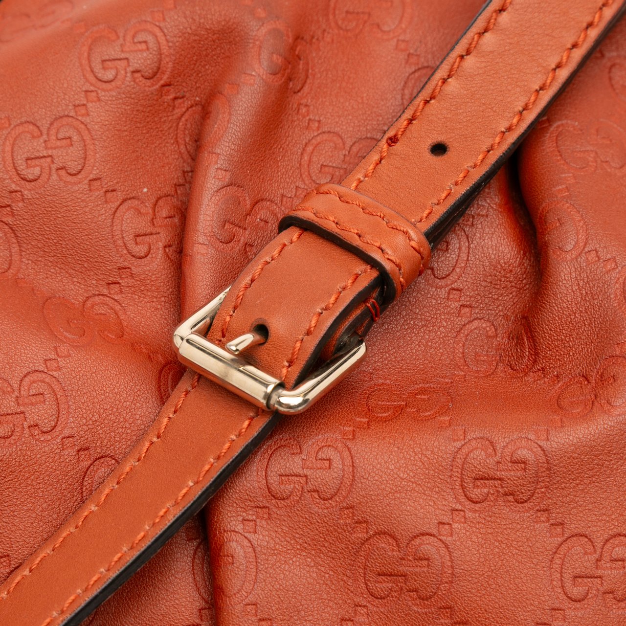 Gucci Guccissima Sukey Satchel Oranje