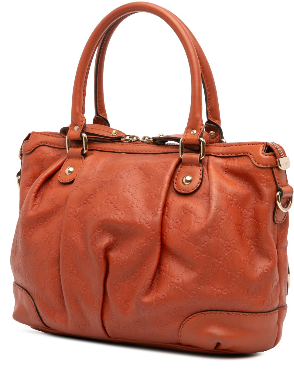 Gucci Guccissima Sukey Satchel Oranje