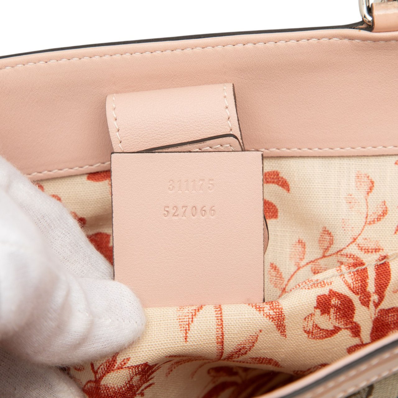 Gucci GG Canvas Bamboo Childrens Tote Bruin