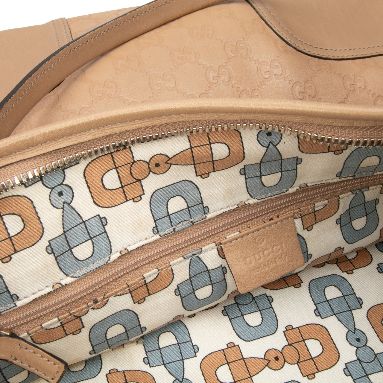 Gucci Guccissima Princy Satchel Bruin