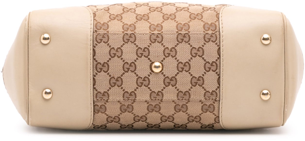 Gucci GG Canvas Mayfair Tote Bruin