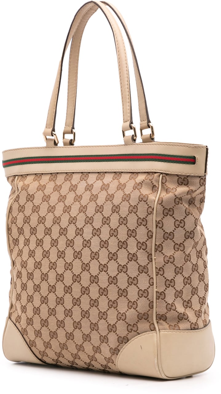 Gucci GG Canvas Mayfair Tote Bruin