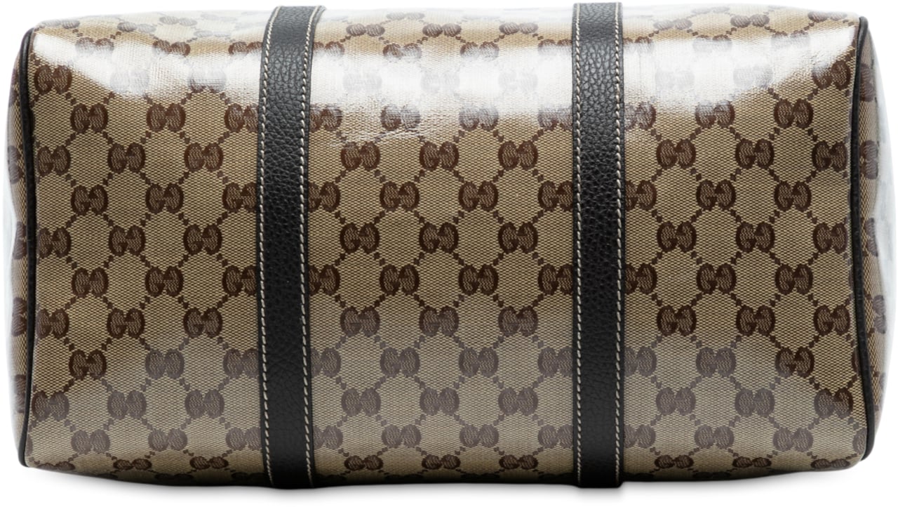 Gucci Medium GG Crystal Joy Boston Bag Bruin