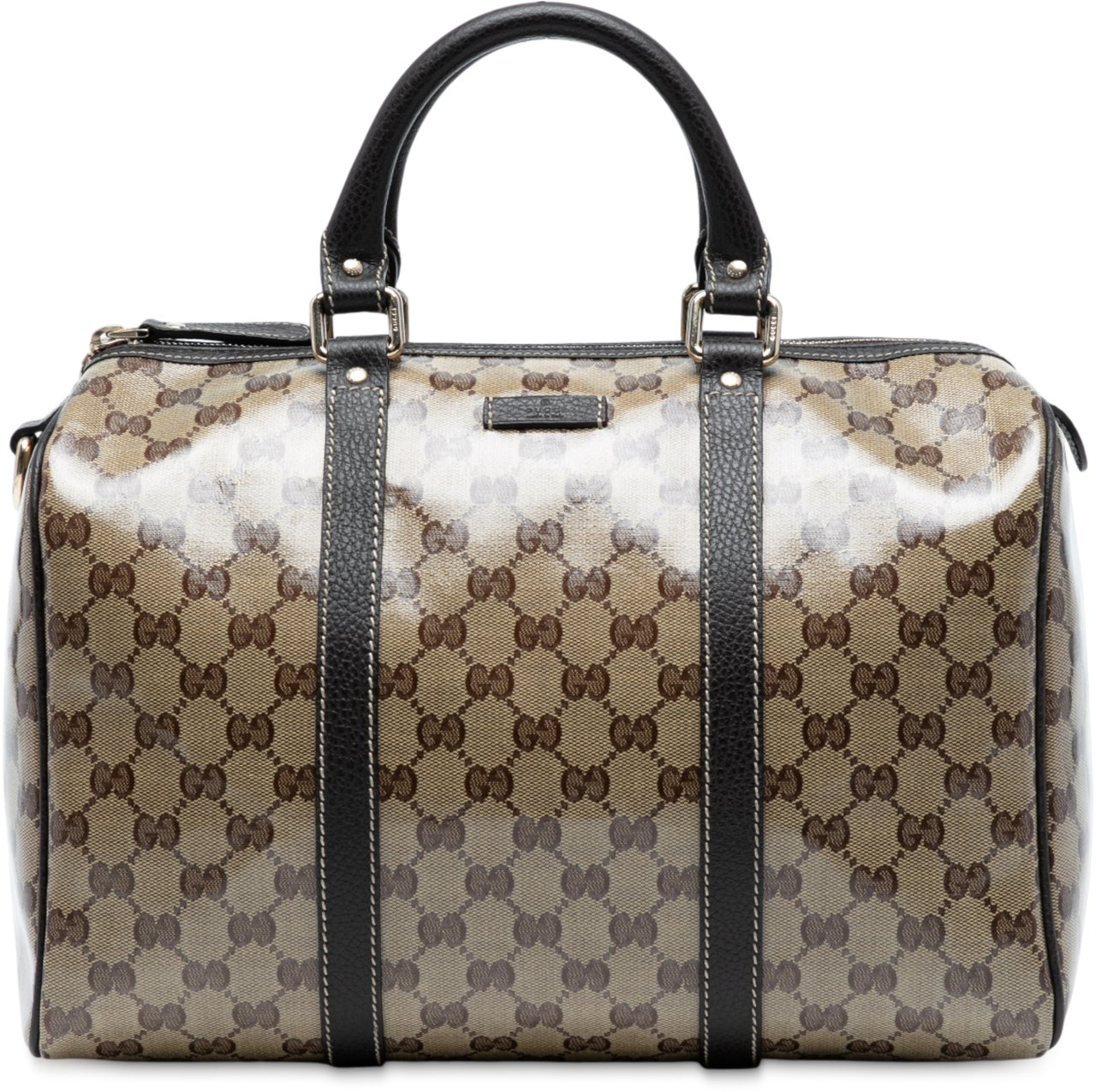 Gucci Medium GG Crystal Joy Boston Bag Bruin