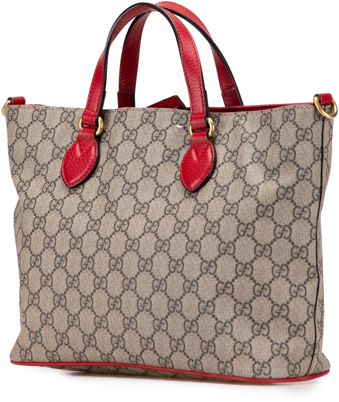 Gucci GG Supreme Bosco Web Satchel Bruin
