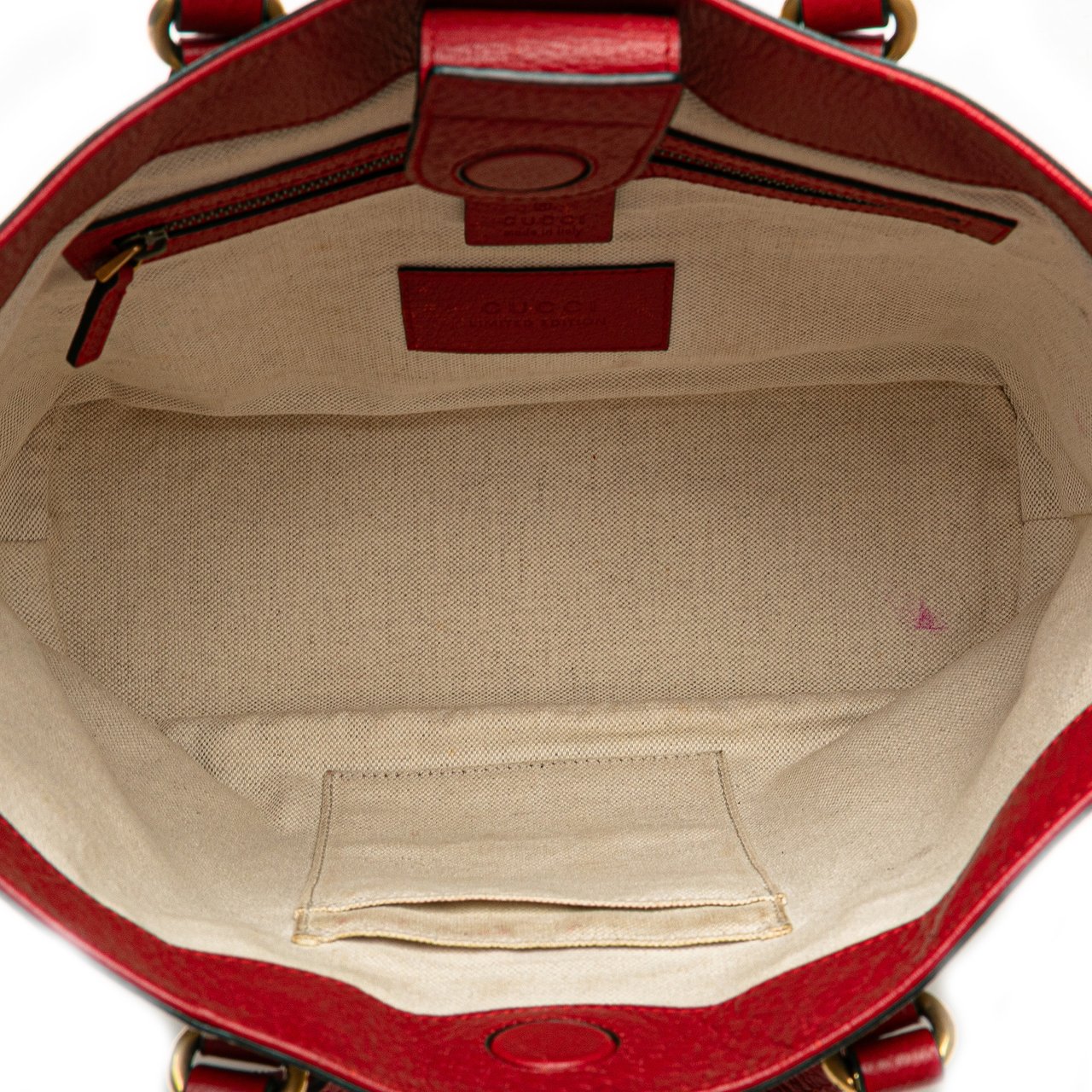 Gucci GG Supreme Bosco Web Satchel Bruin