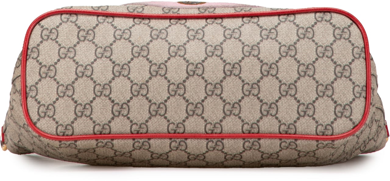 Gucci GG Supreme Bosco Web Satchel Bruin