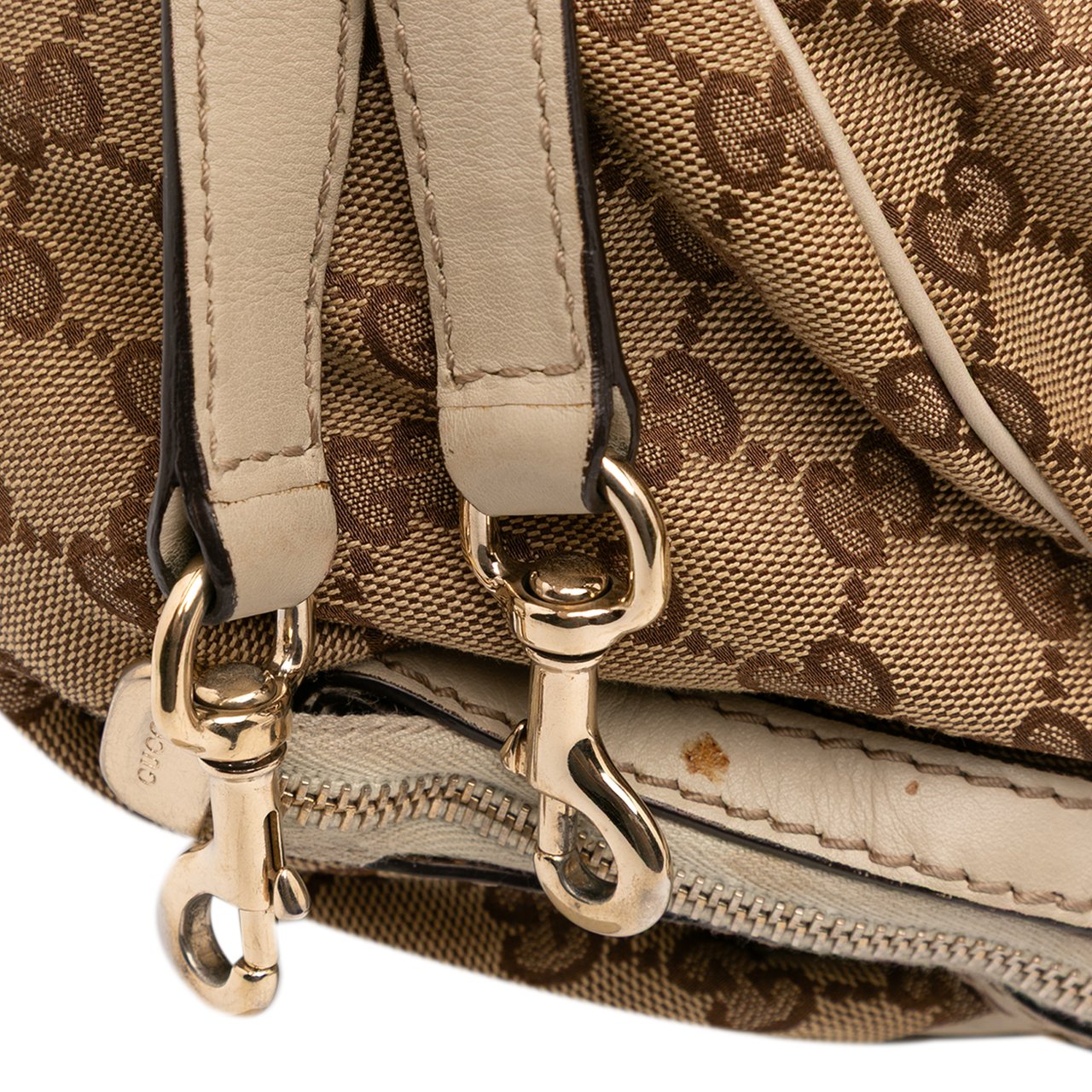 Gucci GG Canvas Sukey Satchel Bruin