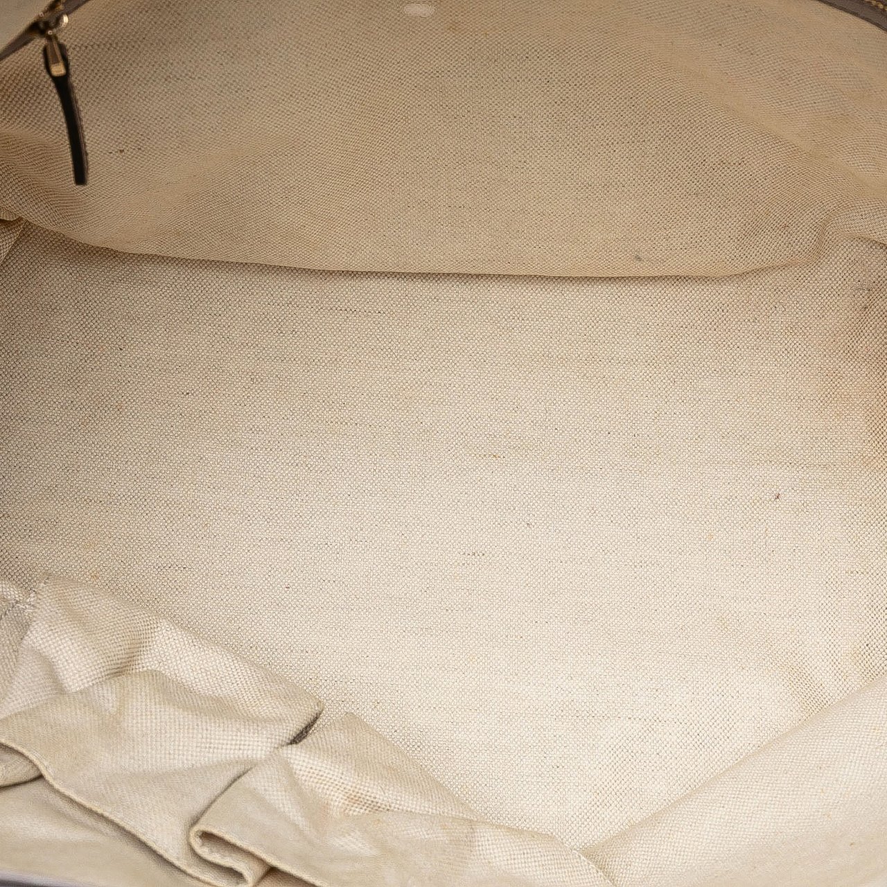 Gucci Medium Microguccissima Craft Tote Paars