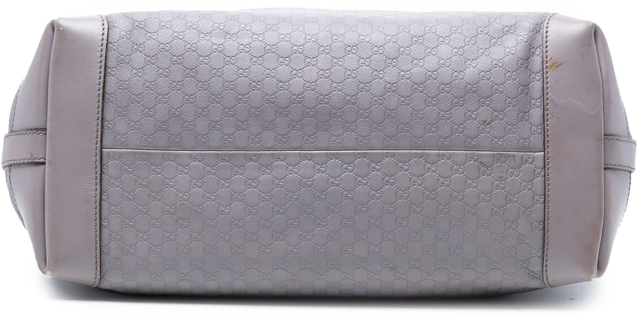 Gucci Medium Microguccissima Craft Tote Paars