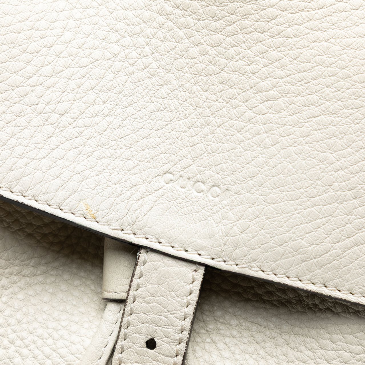 Gucci Leather Bamboo Tassel Backpack Wit