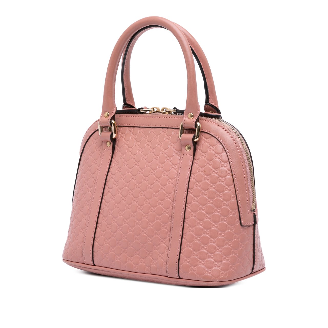Gucci Mini Microguccissima Dome Satchel Roze