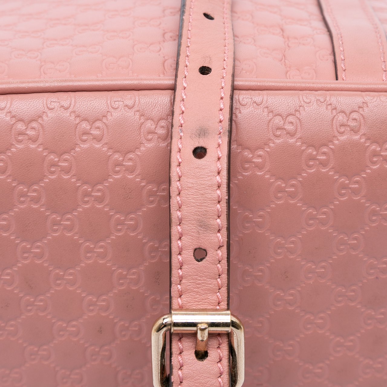 Gucci Mini Microguccissima Dome Satchel Roze