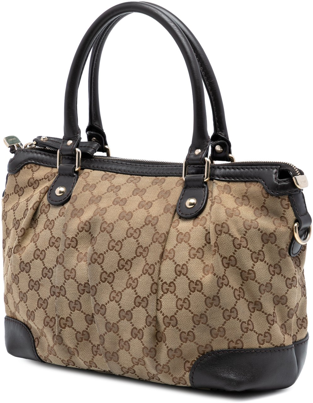 Gucci GG Canvas Sukey Satchel Bruin