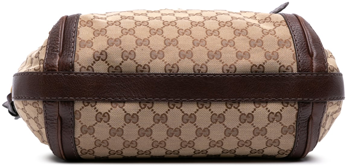 Gucci Medium GG Canvas Running Satchel Bruin