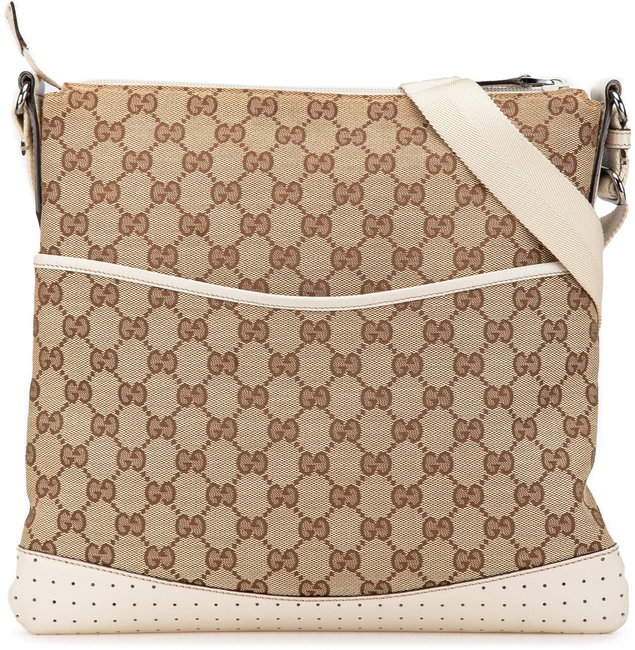 Gucci GG Canvas Crossbody Bruin