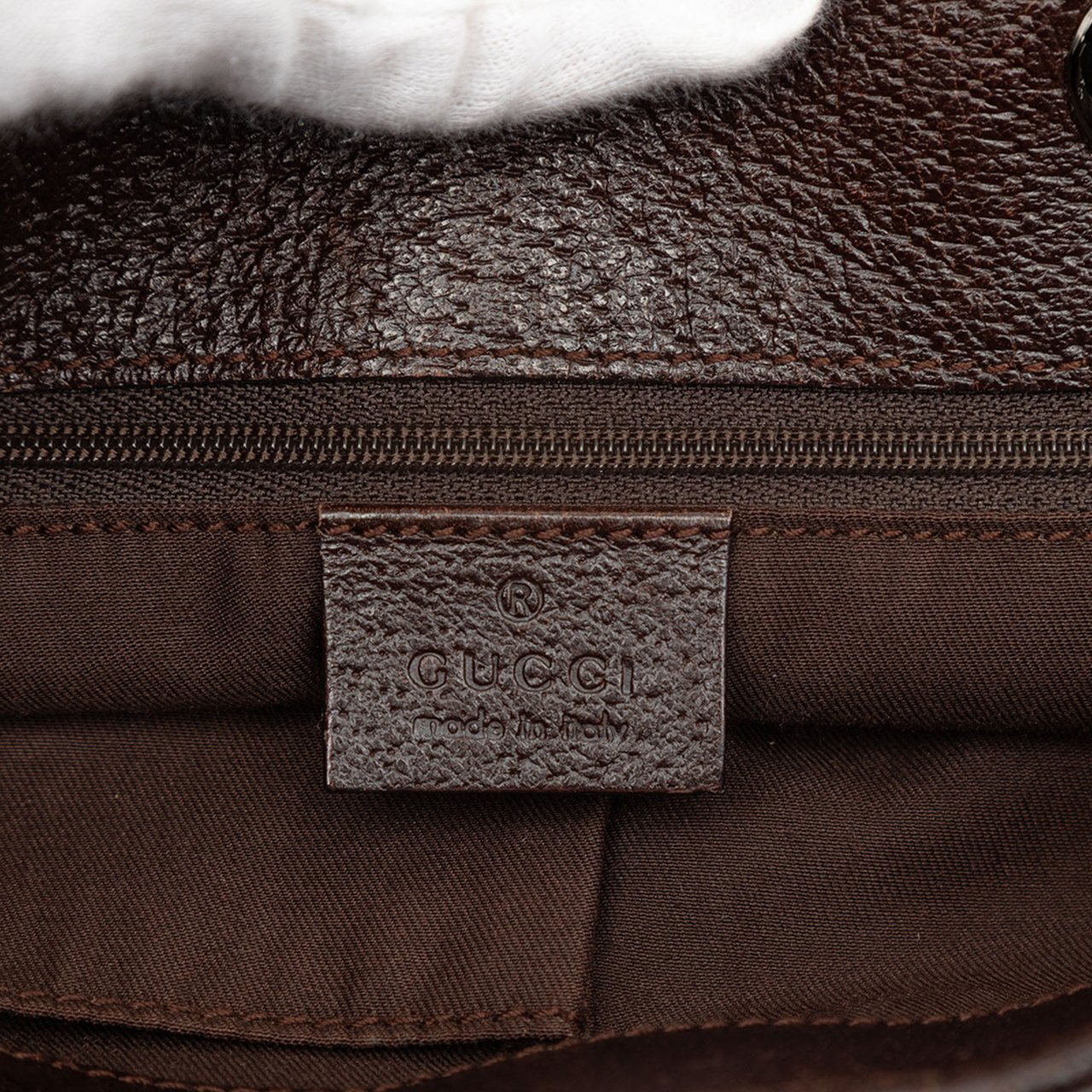 Gucci GG Canvas Eclipse Tote Bruin