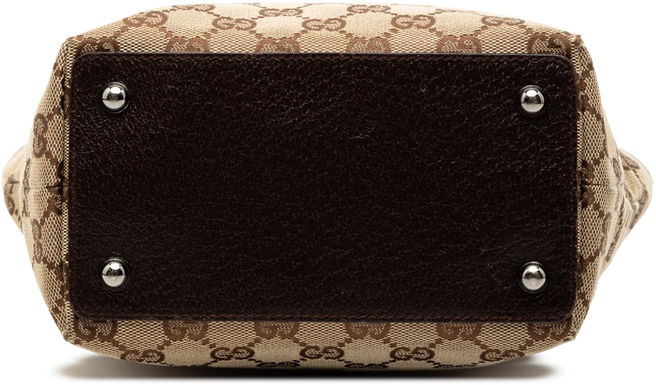 Gucci GG Canvas Eclipse Tote Bruin