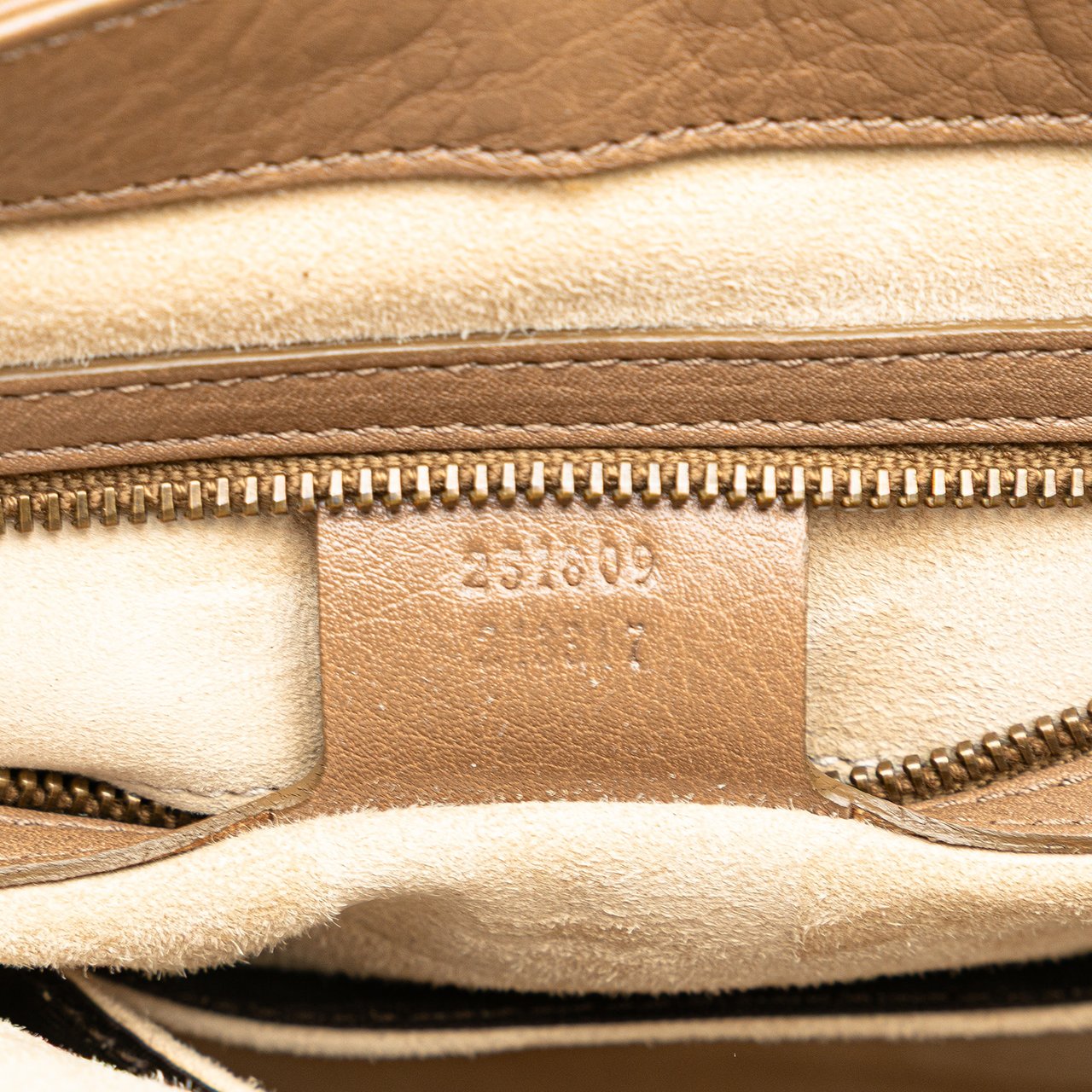 Gucci Leather 1973 Shoulder Bag Bruin