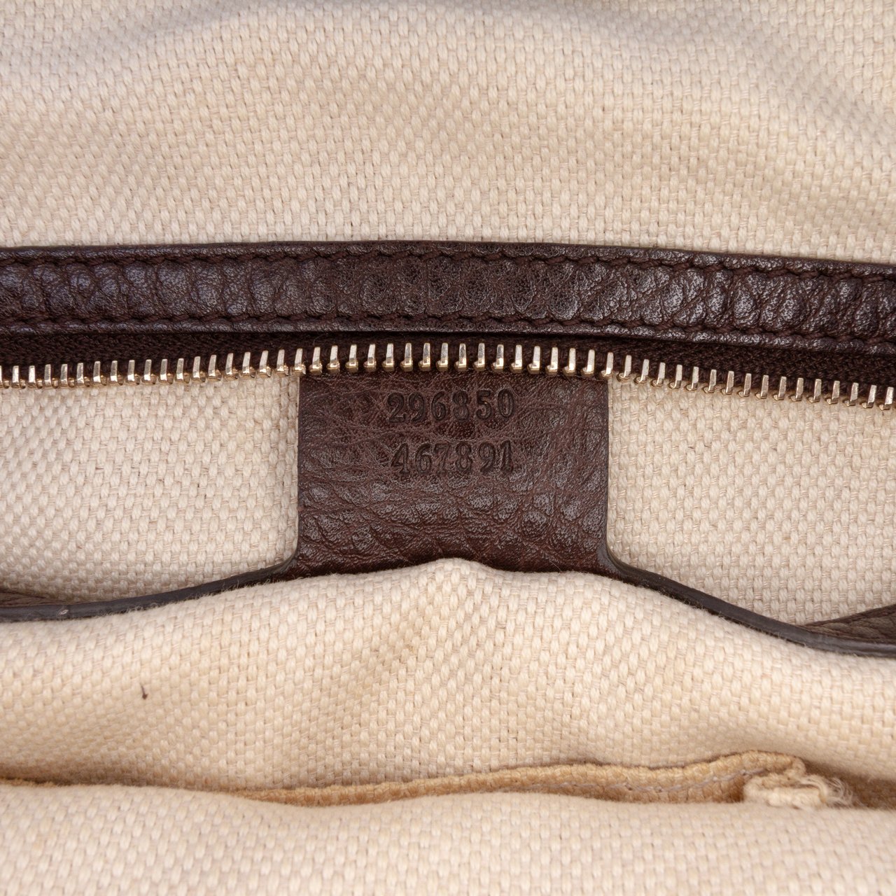 Gucci Medium GG Canvas Web Dressage Tote Bruin