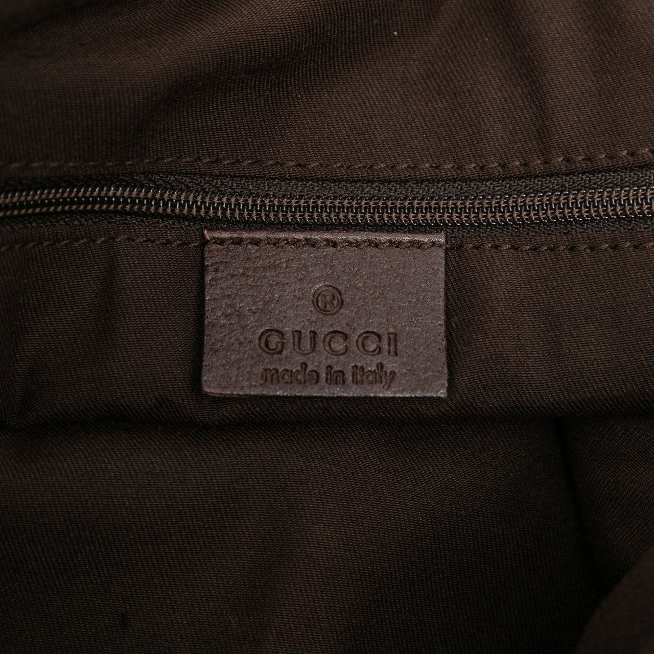 Gucci GG Canvas Abbey D Ring Tote Bruin