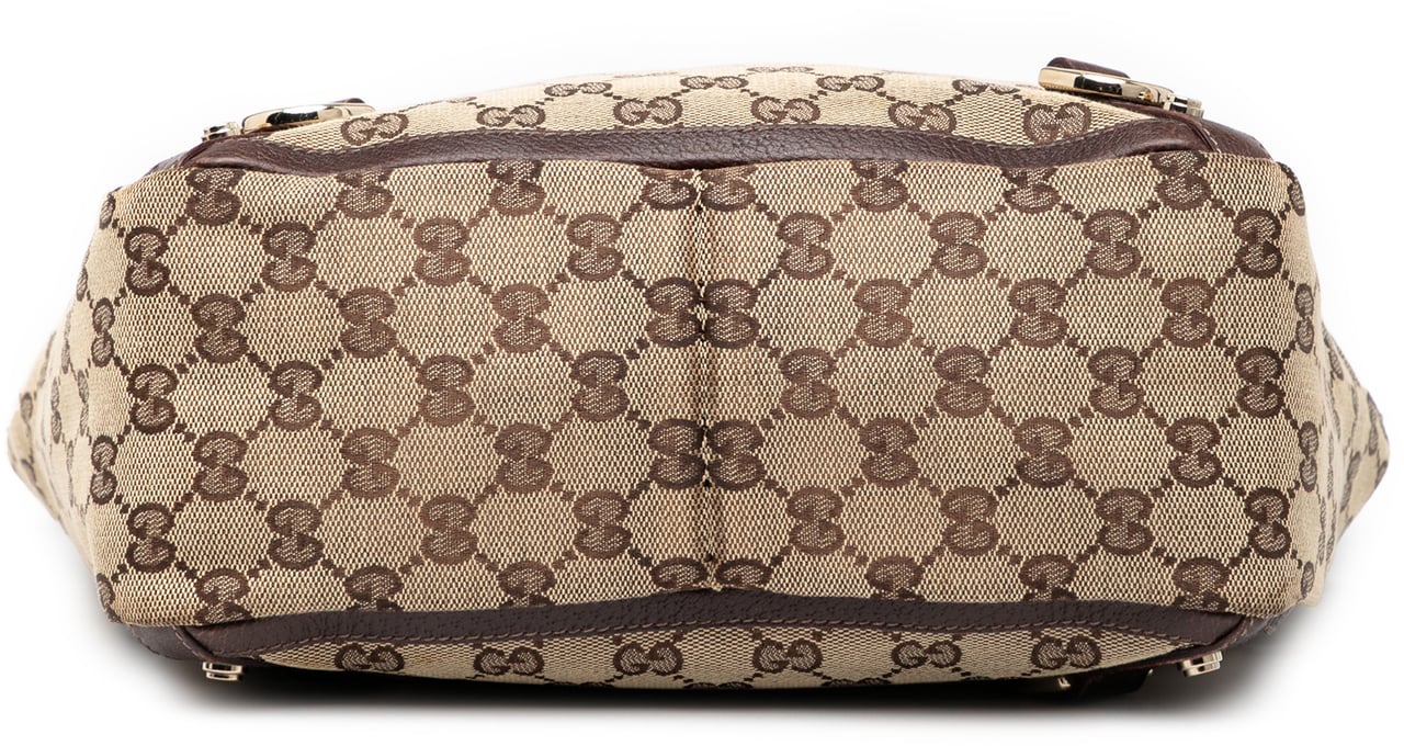 Gucci GG Canvas Abbey D Ring Tote Bruin