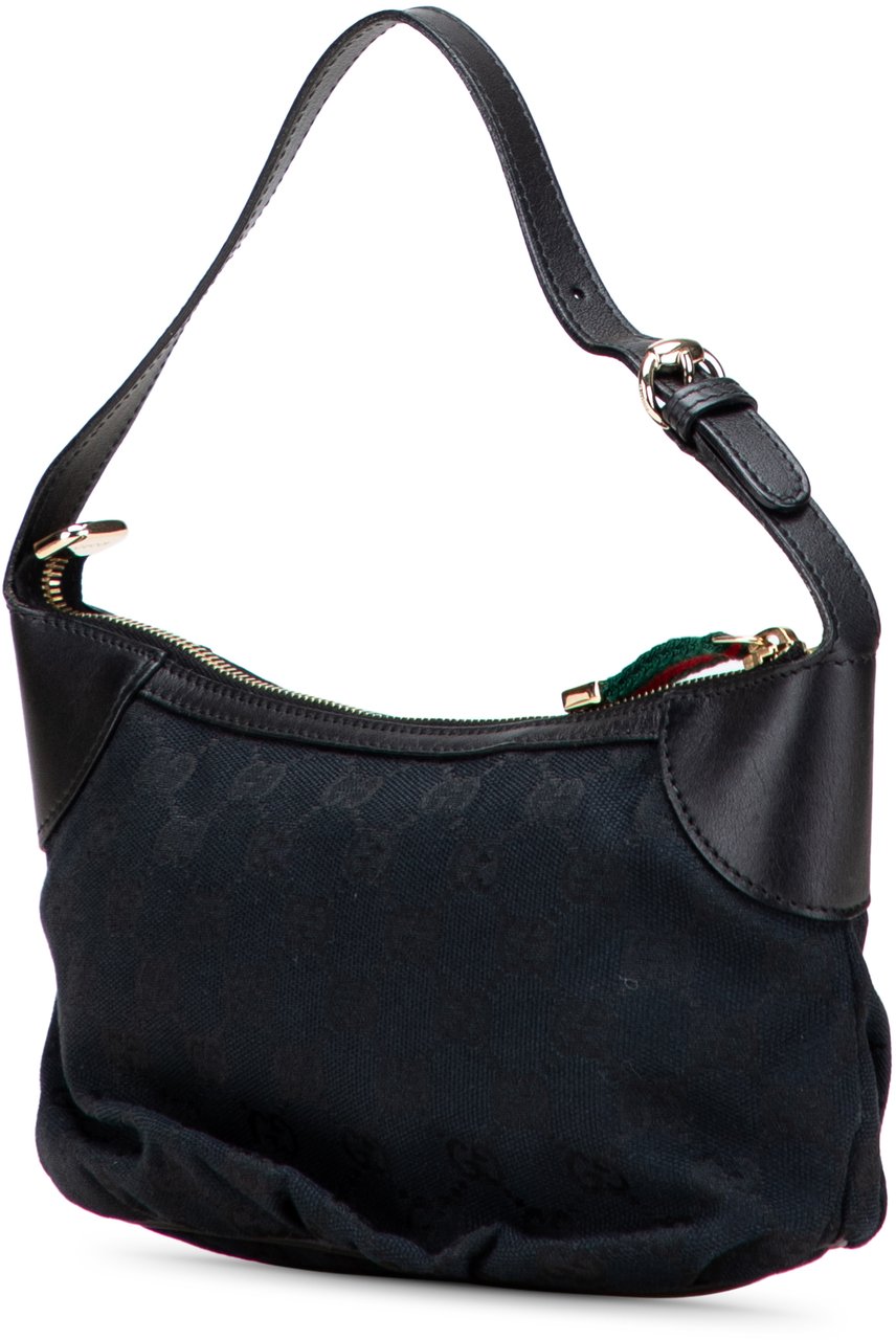 Gucci GG Canvas Web Handbag Blauw