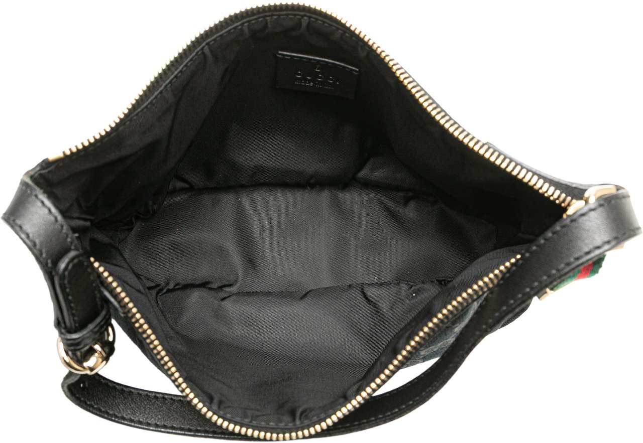 Gucci GG Canvas Web Handbag Blauw