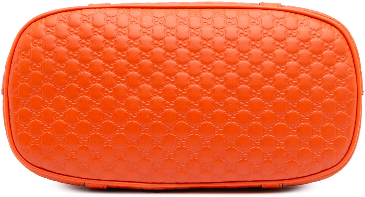 Gucci Mini Microguccissima Dome Satchel Oranje