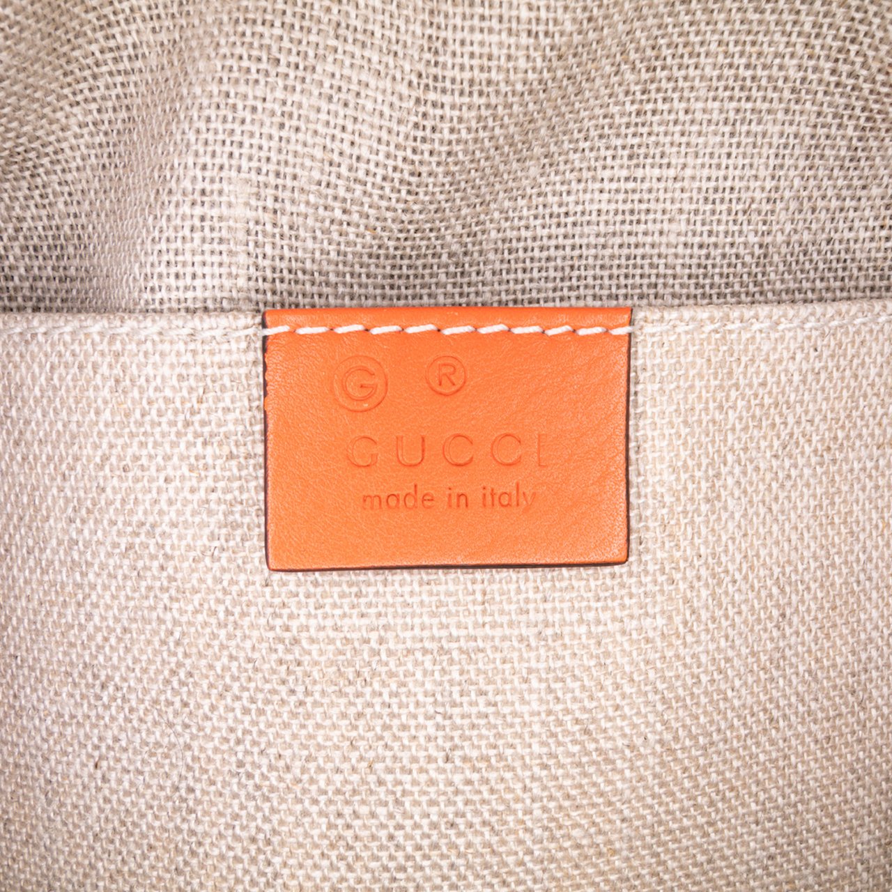 Gucci Mini Microguccissima Dome Satchel Oranje
