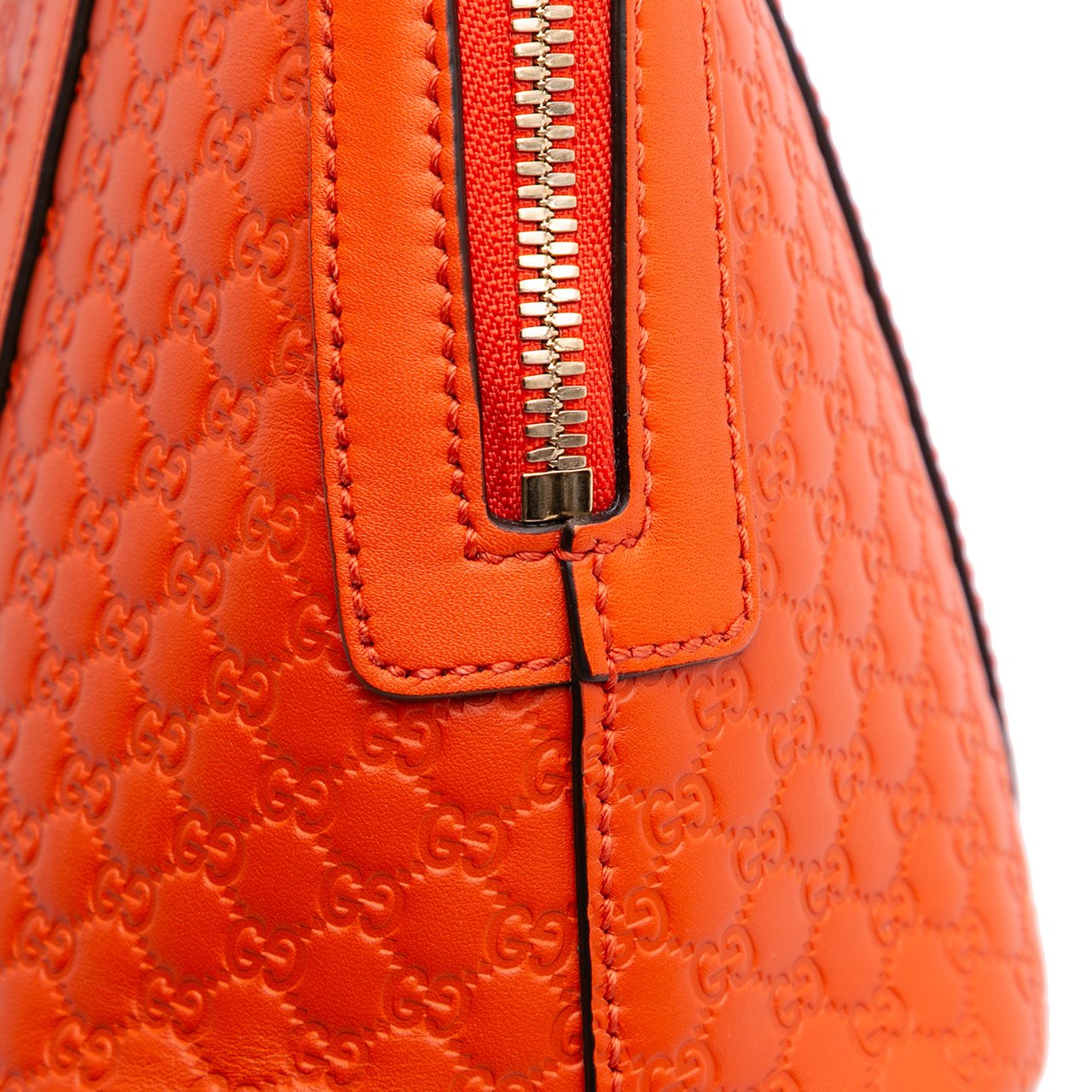 Gucci Mini Microguccissima Dome Satchel Oranje