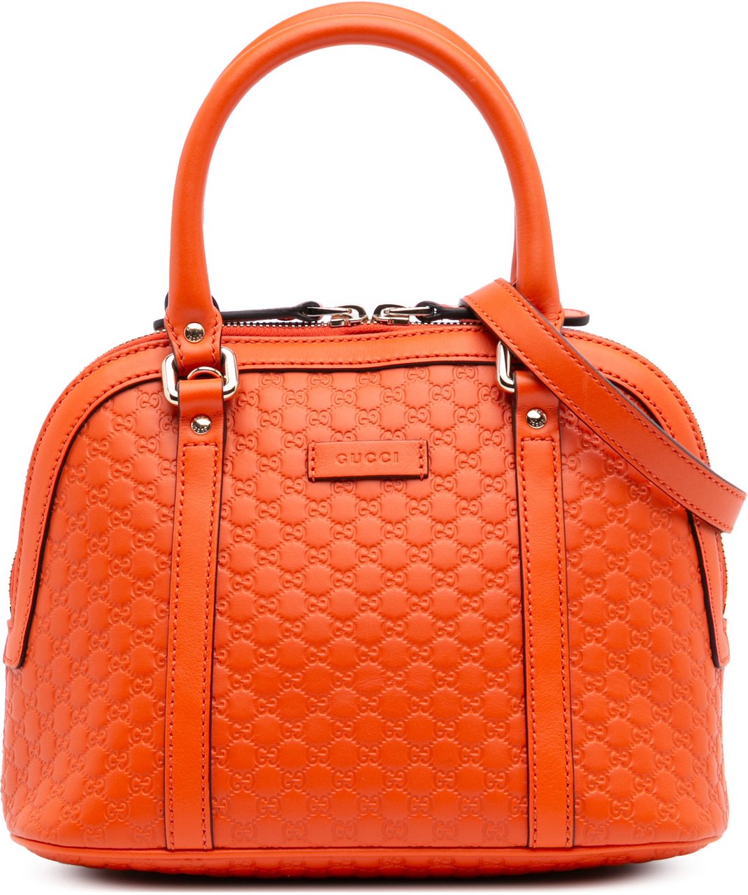 Gucci Mini Microguccissima Dome Satchel Oranje