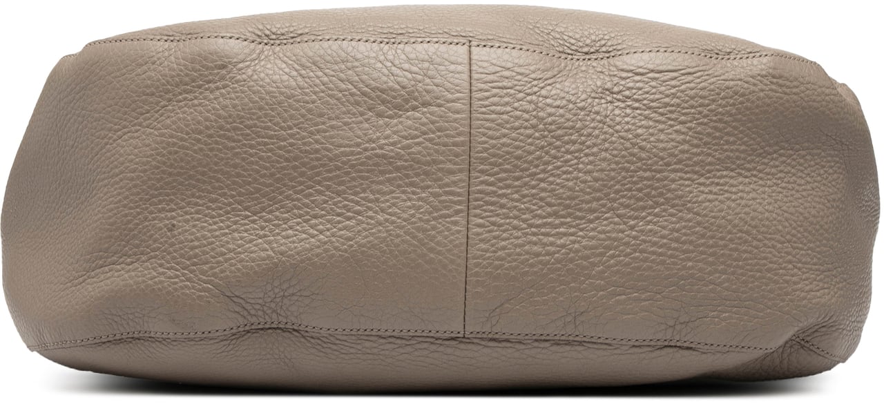 Gucci Medium Pebbled Calfskin Twill Tote Bruin