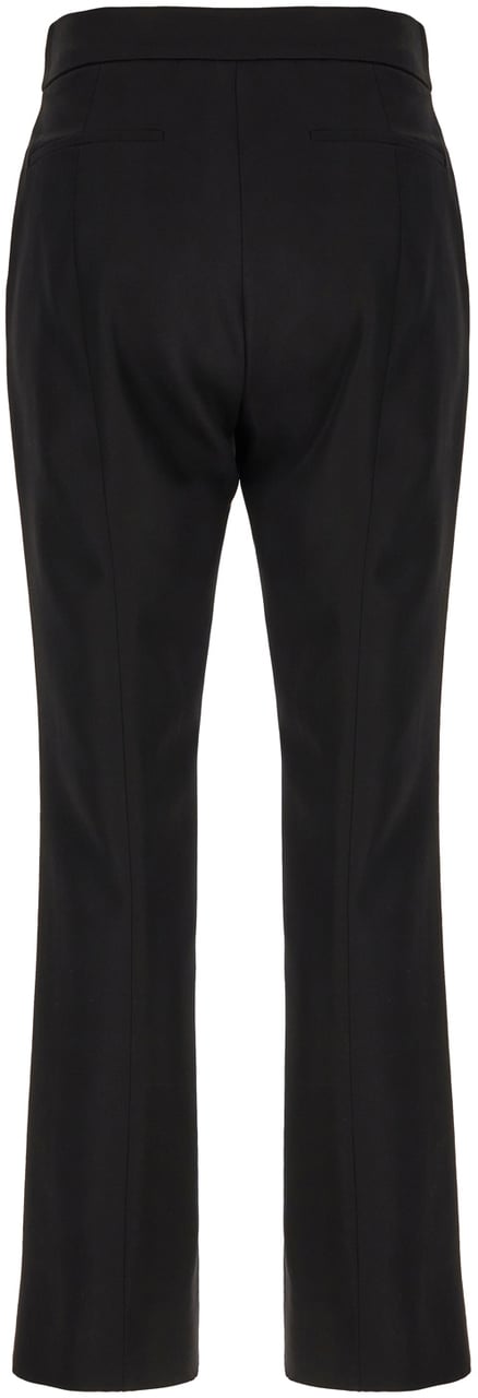 Gucci Gucci Black wool blend pants Zwart