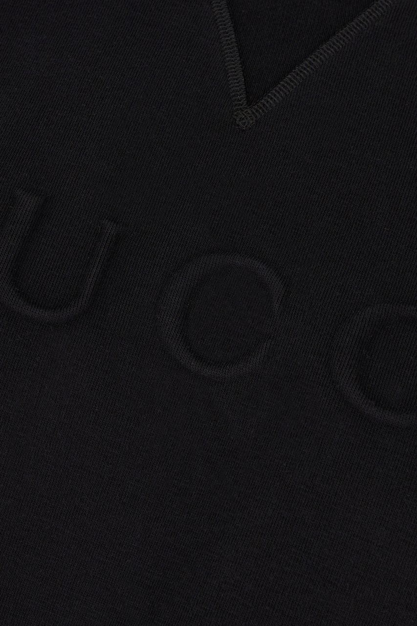 Gucci Gucci Black cotton blend oversize sweatshirt Zwart