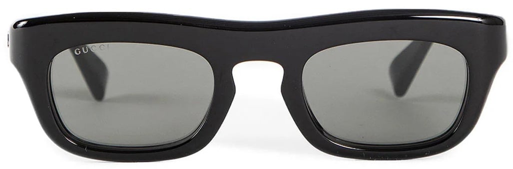 Gucci Gucci Rectangular frame sunglasses Zwart