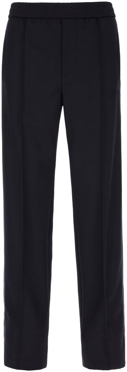 Gucci Gucci Midnight blue polyester blend joggers Blauw