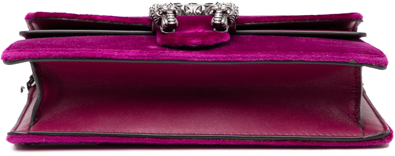 Gucci Mini Velvet Dionysus Crossbody Paars