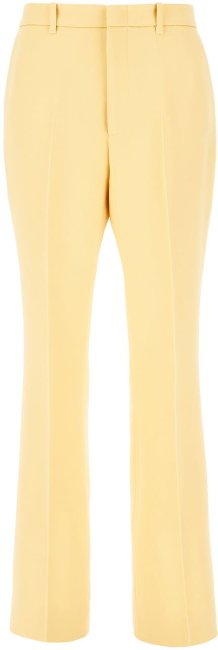 Gucci Gucci Yellow wool pants Geel