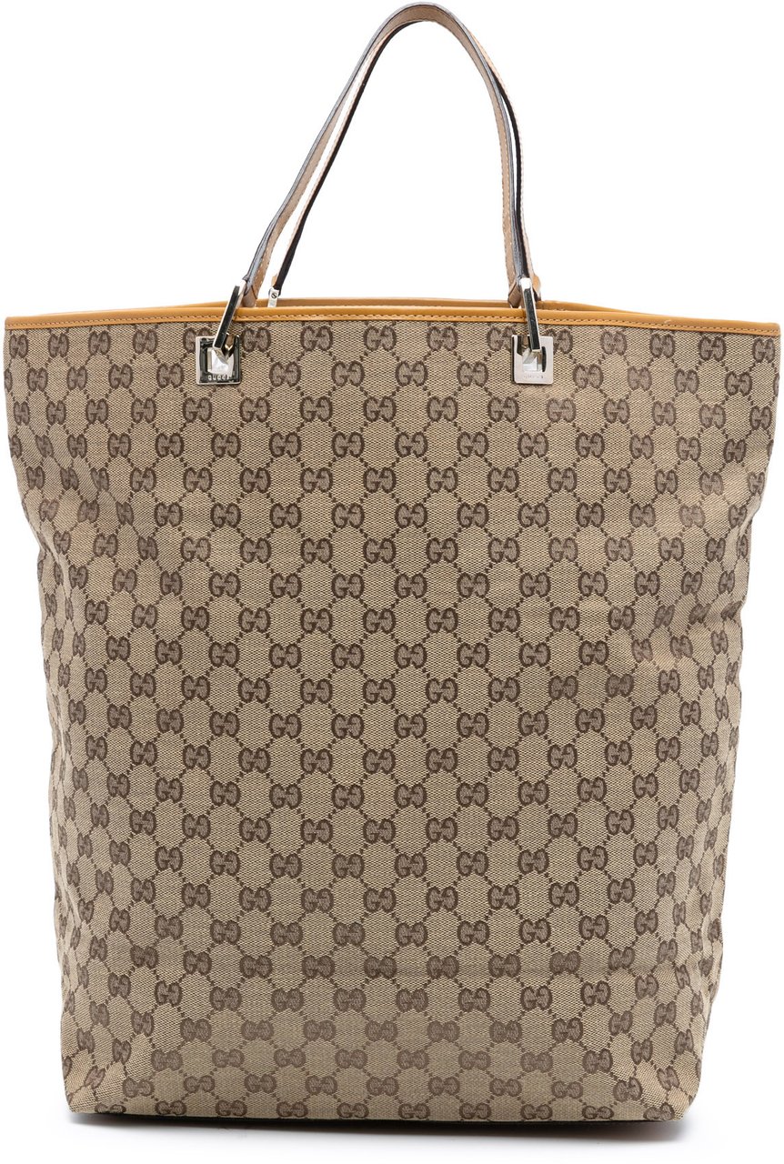 Gucci GG Canvas Tote Bruin