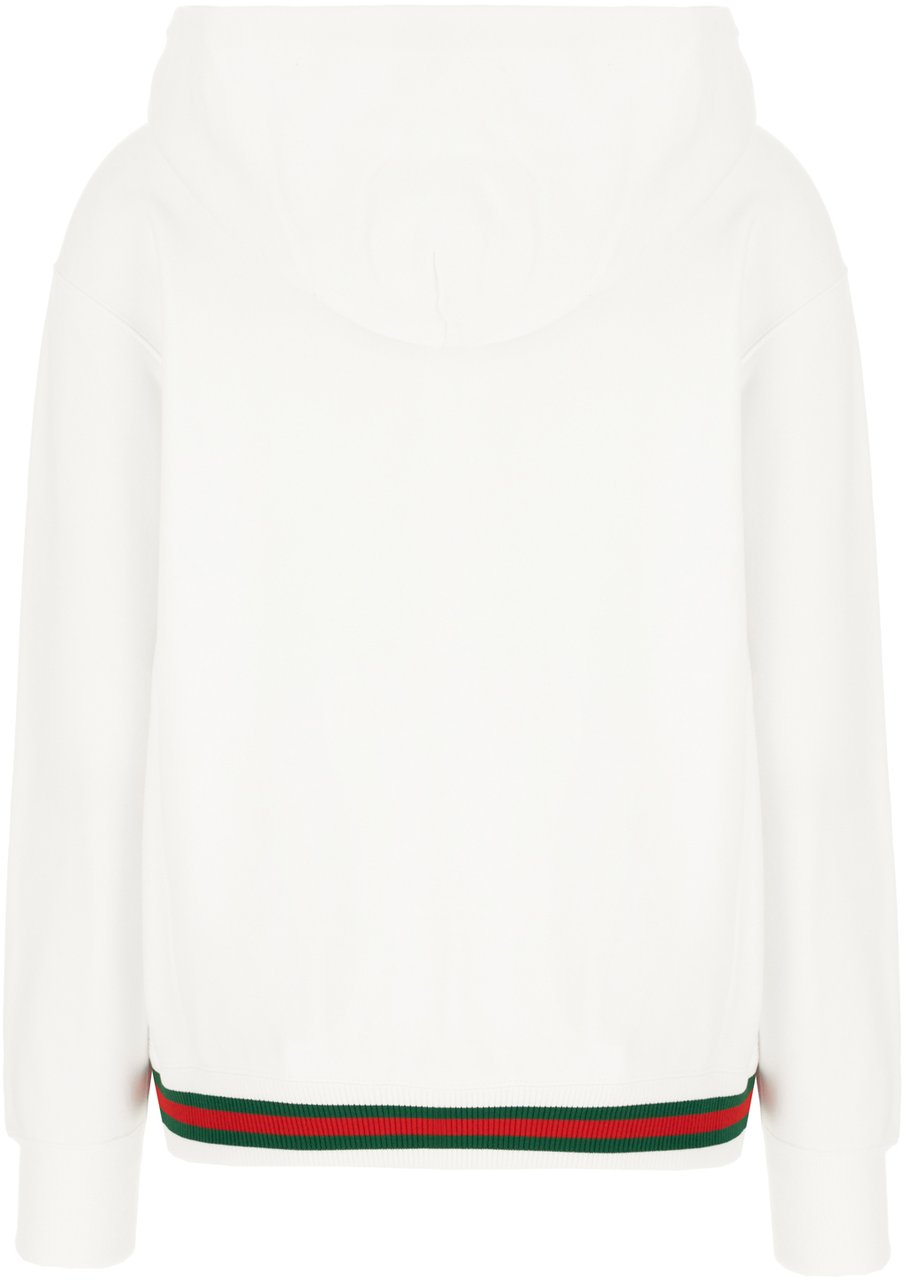 Gucci Gucci White cotton sweatshirt Wit