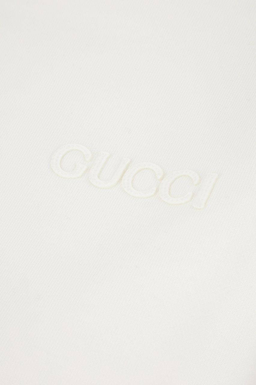 Gucci Gucci White cotton sweatshirt Wit