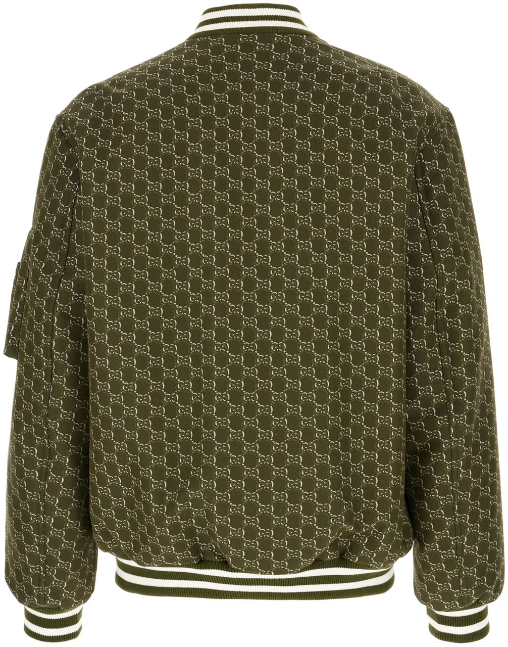 Gucci Gucci Embroidered cotton padded bomber jacket Divers