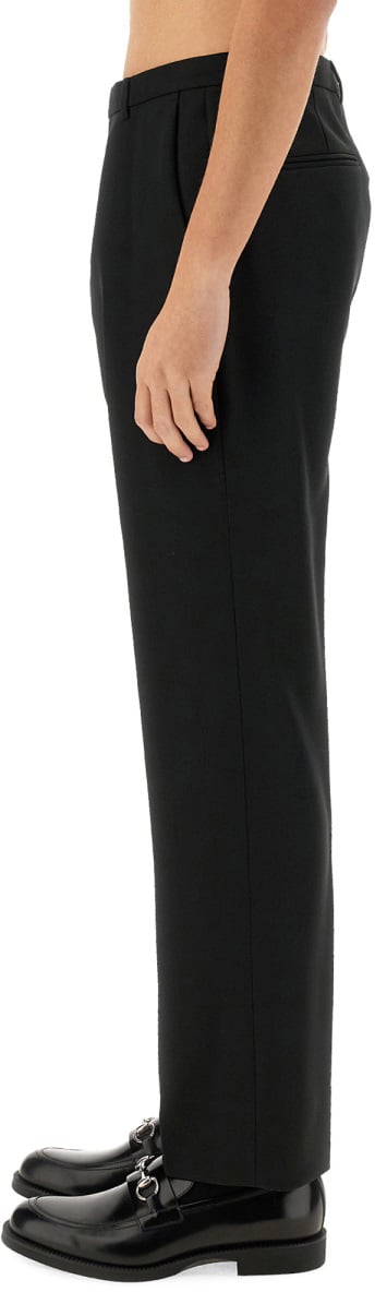 Gucci "Mini Gg" Pants Zwart