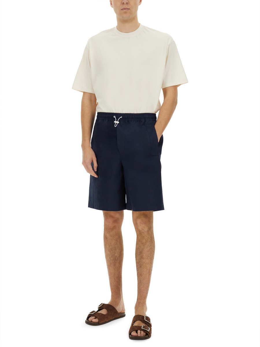 Gucci Tailored Poplin Shorts with Minimalist Design Zwart