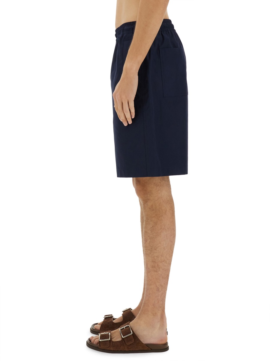 Gucci Tailored Poplin Shorts with Minimalist Design Zwart