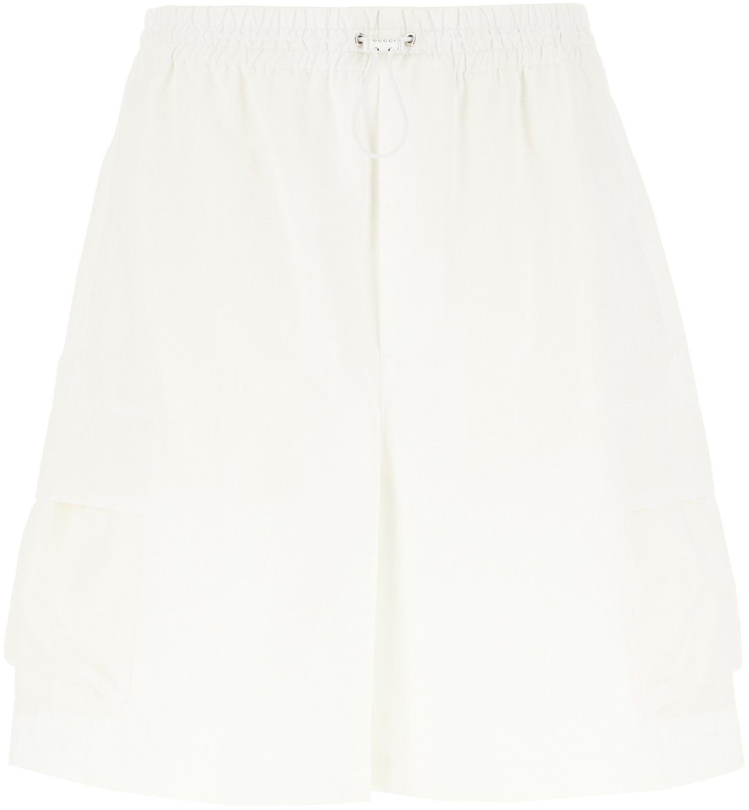 Gucci Gucci White cotton bermuda shorts Wit